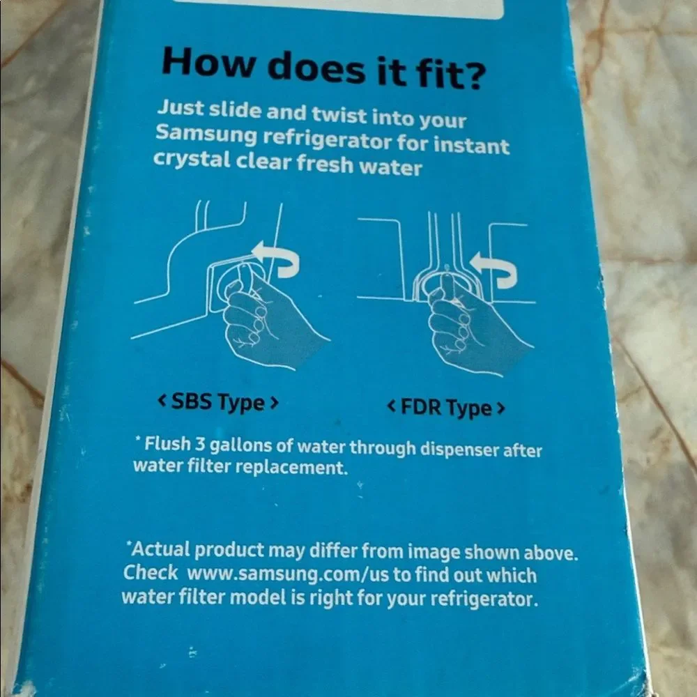 Samsung Refrigerator Water Filter‎ - White and Blue